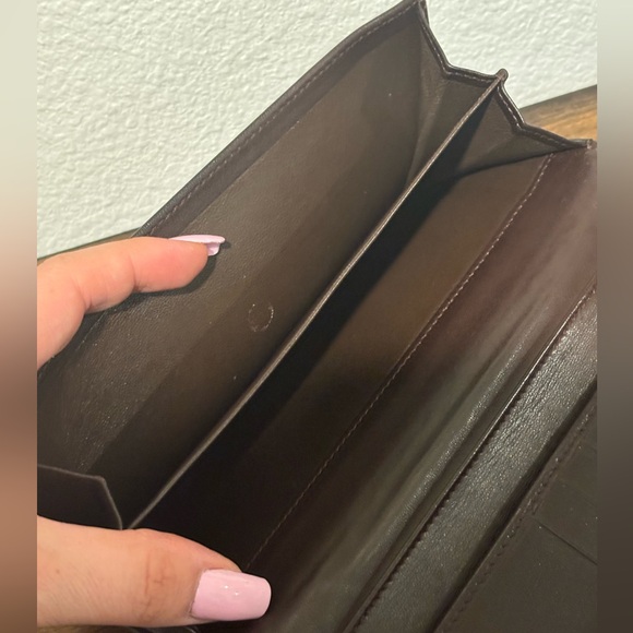 Bottega Veneta Dark Brown Woven Wallet EUC - Picture 5 of 15